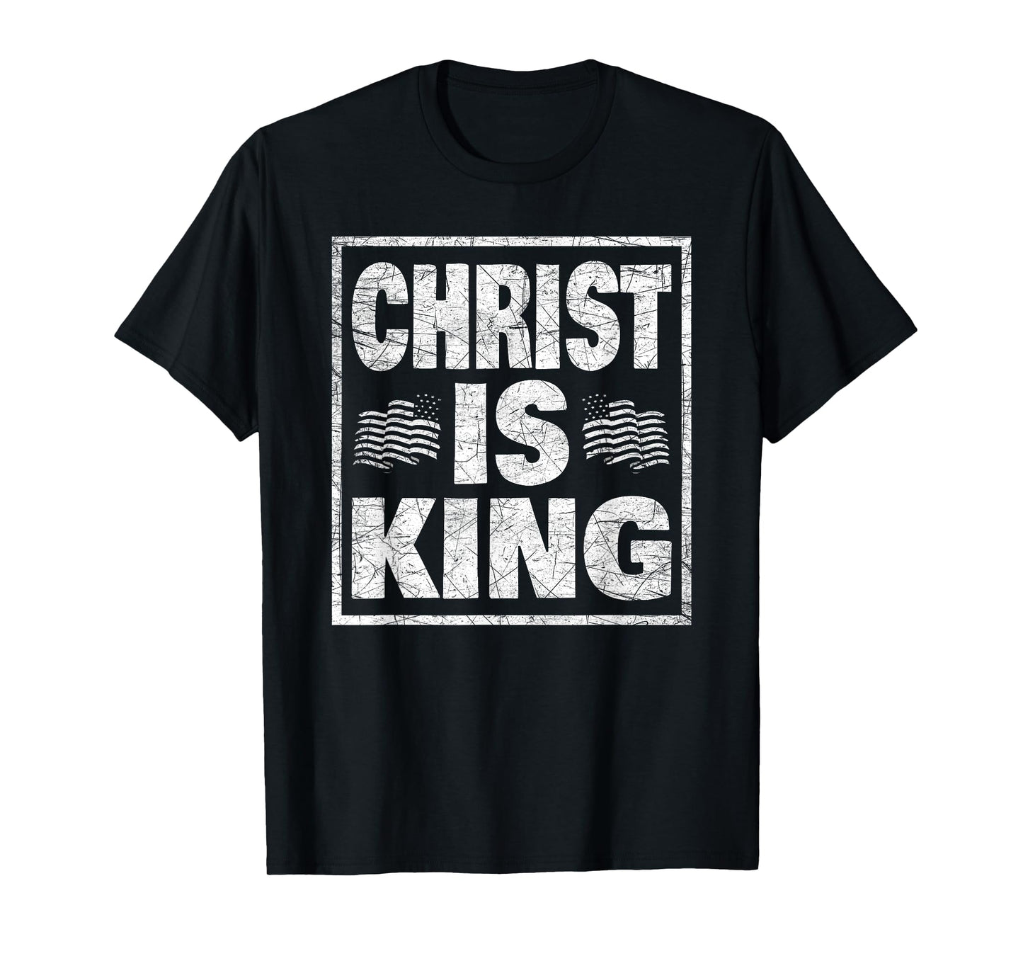 Christ Is King Bold Faith Design T-Shirt