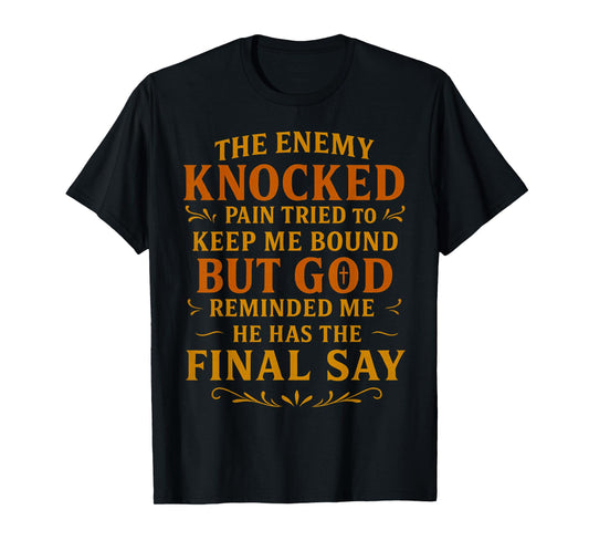 Inspirational Christian Religious Faith Based God Themed Men T-Shirt