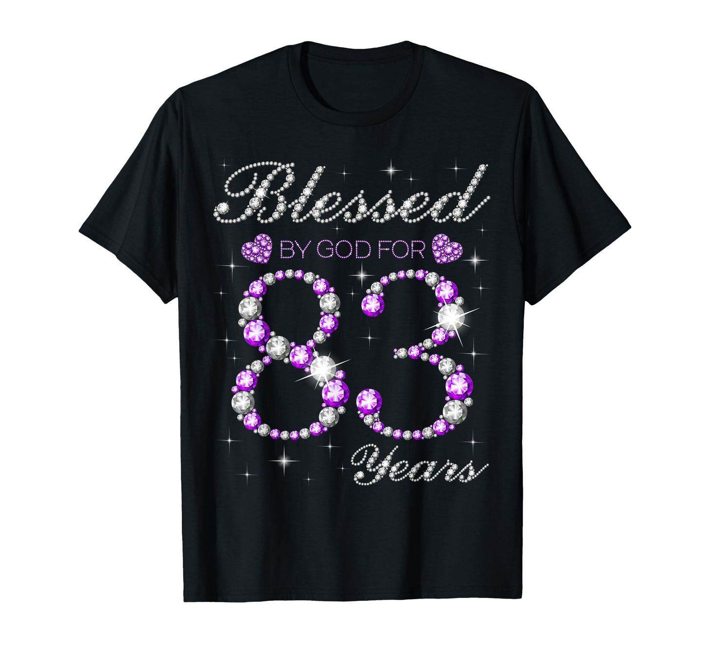Blessed By God For 83 Years Old 83rd Birthday Party B-day T-Shirt