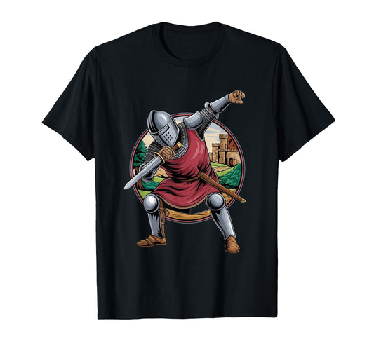 Dabbing Medieval Knight T-Shirt