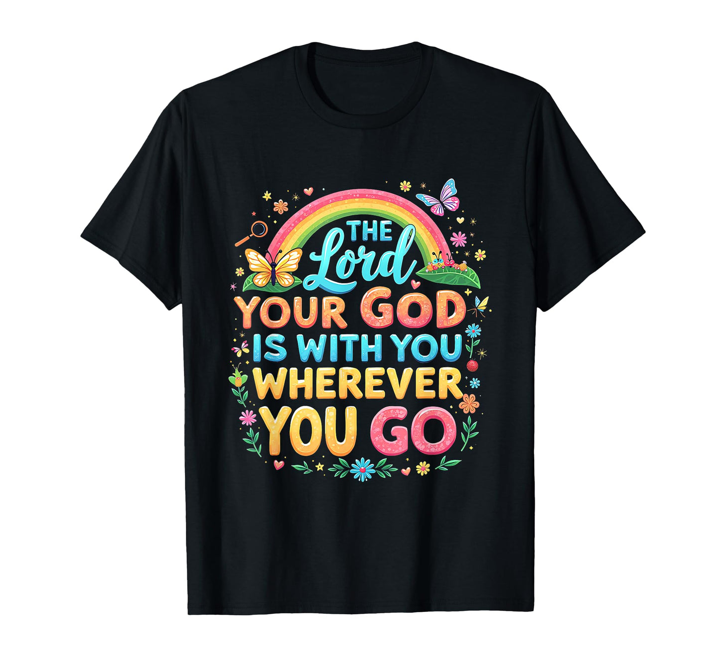 The Lord Your God Christian VBS 2025 True North Road Trip T-Shirt
