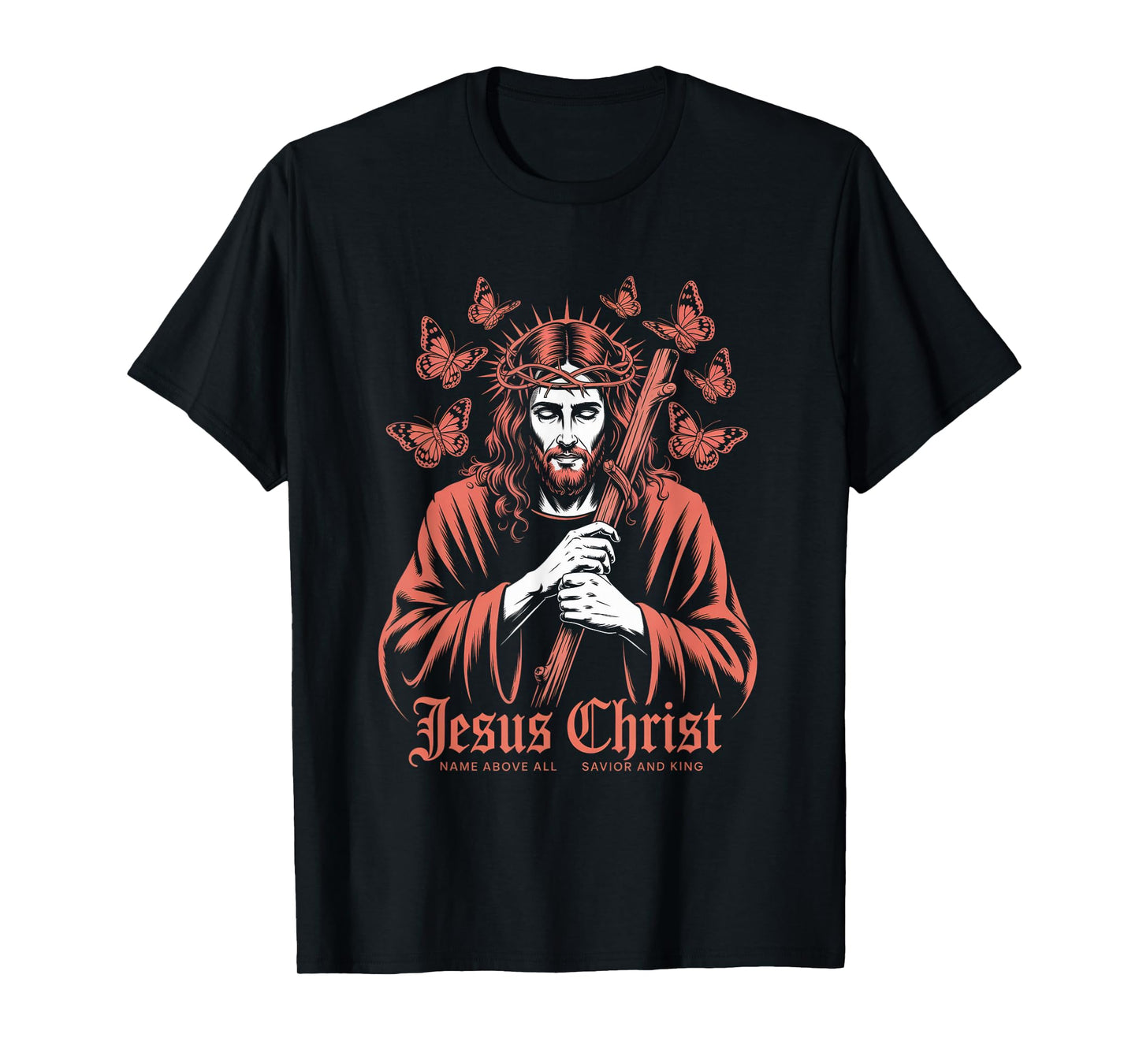 Jesus Christ Name Above All Christian Streetwear T-Shirt