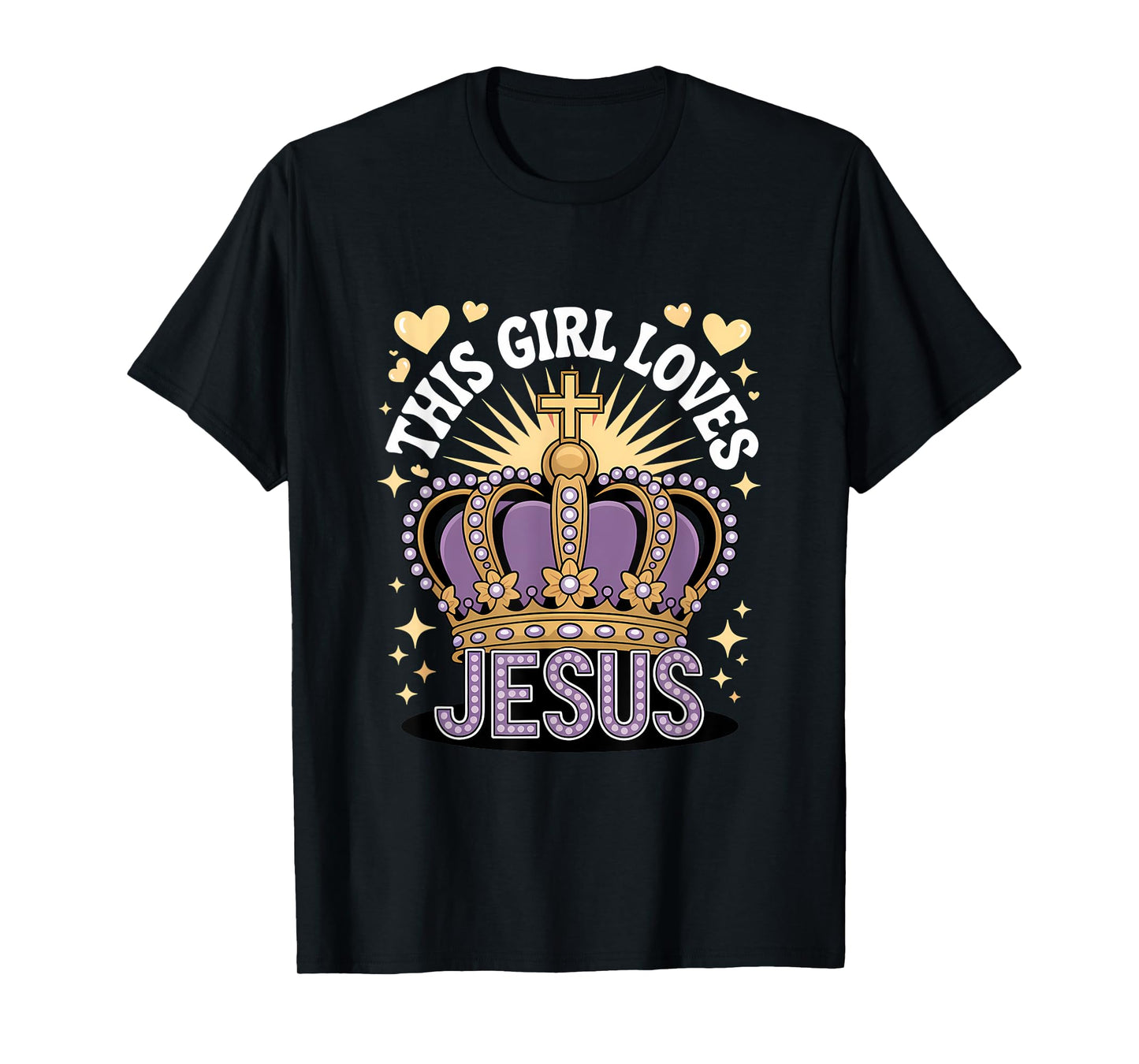 This Girl Loves Jesus Christian Girl Jesus T-Shirt
