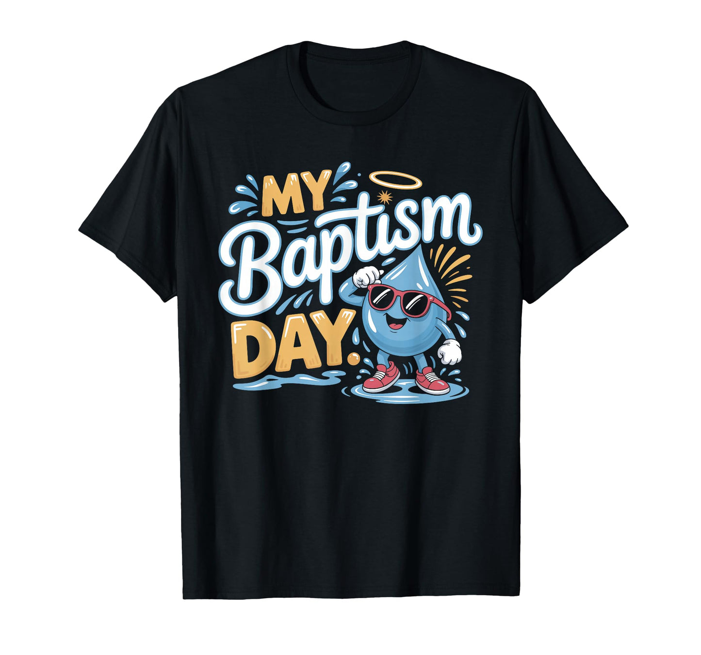 Baptism Dabbing Shirt Christian Shirts God Baptism Baptised T-Shirt