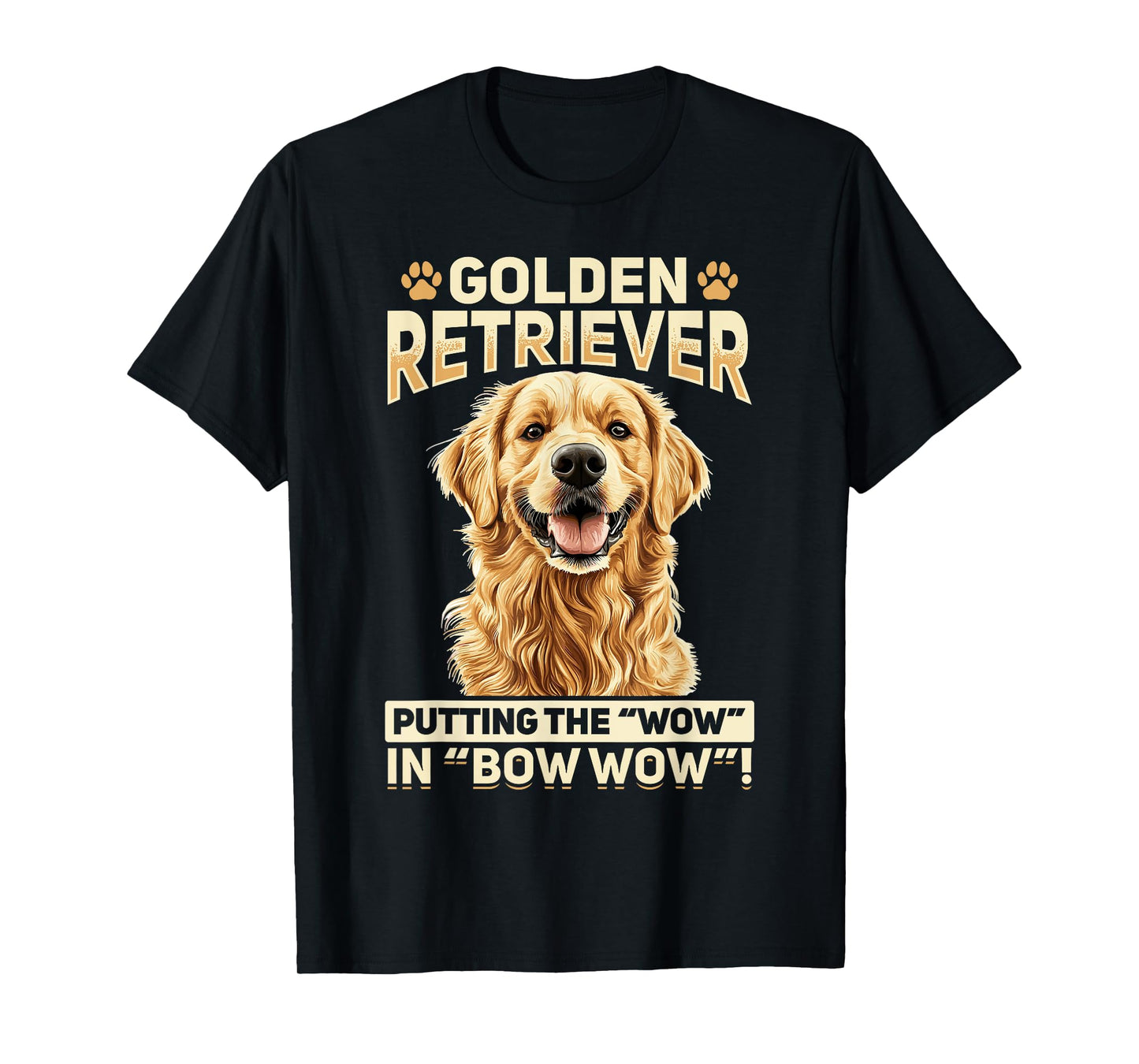 Golden Retriever Dog Breed Golden Retriever: Putting the T-Shirt for Men Women Kids