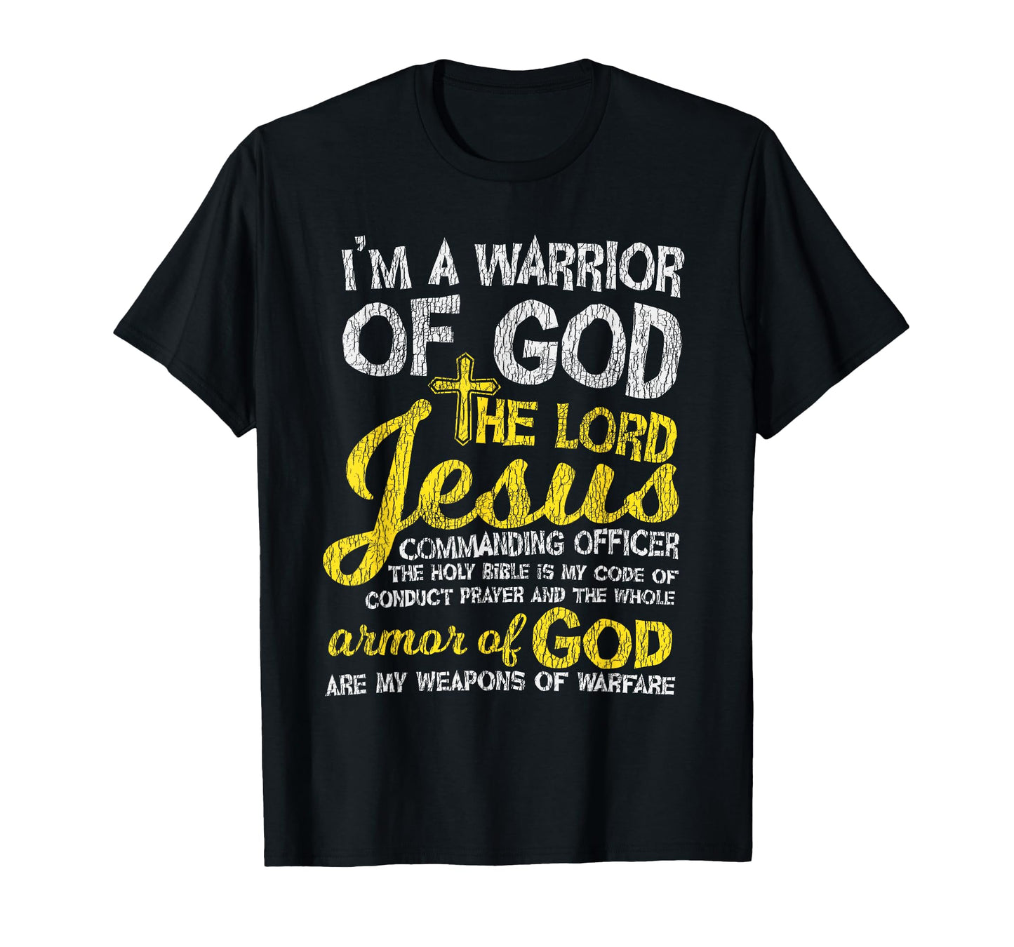 The Lord Jesus Armor Of God Cross Faith Christian Bible Gift T-Shirt