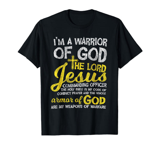 The Lord Jesus Armor Of God Cross Faith Christian Bible Gift T-Shirt