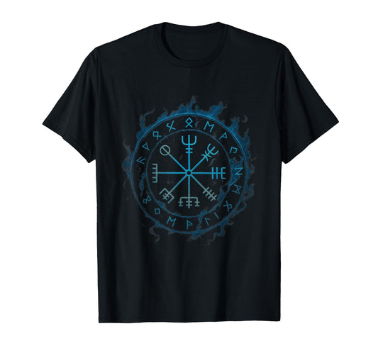 Viking Vegvisir Viking Celtic Germanic Valhalla Compass T-Shirt