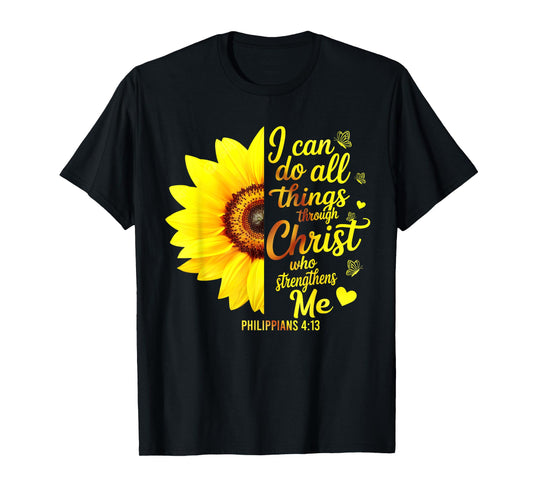 I Can Do All Things Through Christ Religious T-Shirt