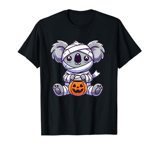Koala Halloween Mummy Kids Women Men Koala T-Shirt