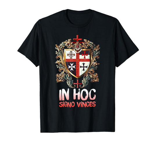 Catholic Knight Templar Crusader Cross Latin T-Shirt