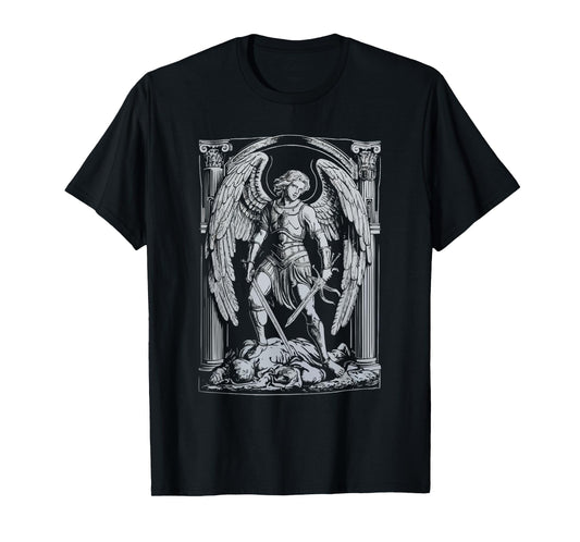 Archangel Catholic Religion Christianity Guardian Angel T-Shirt