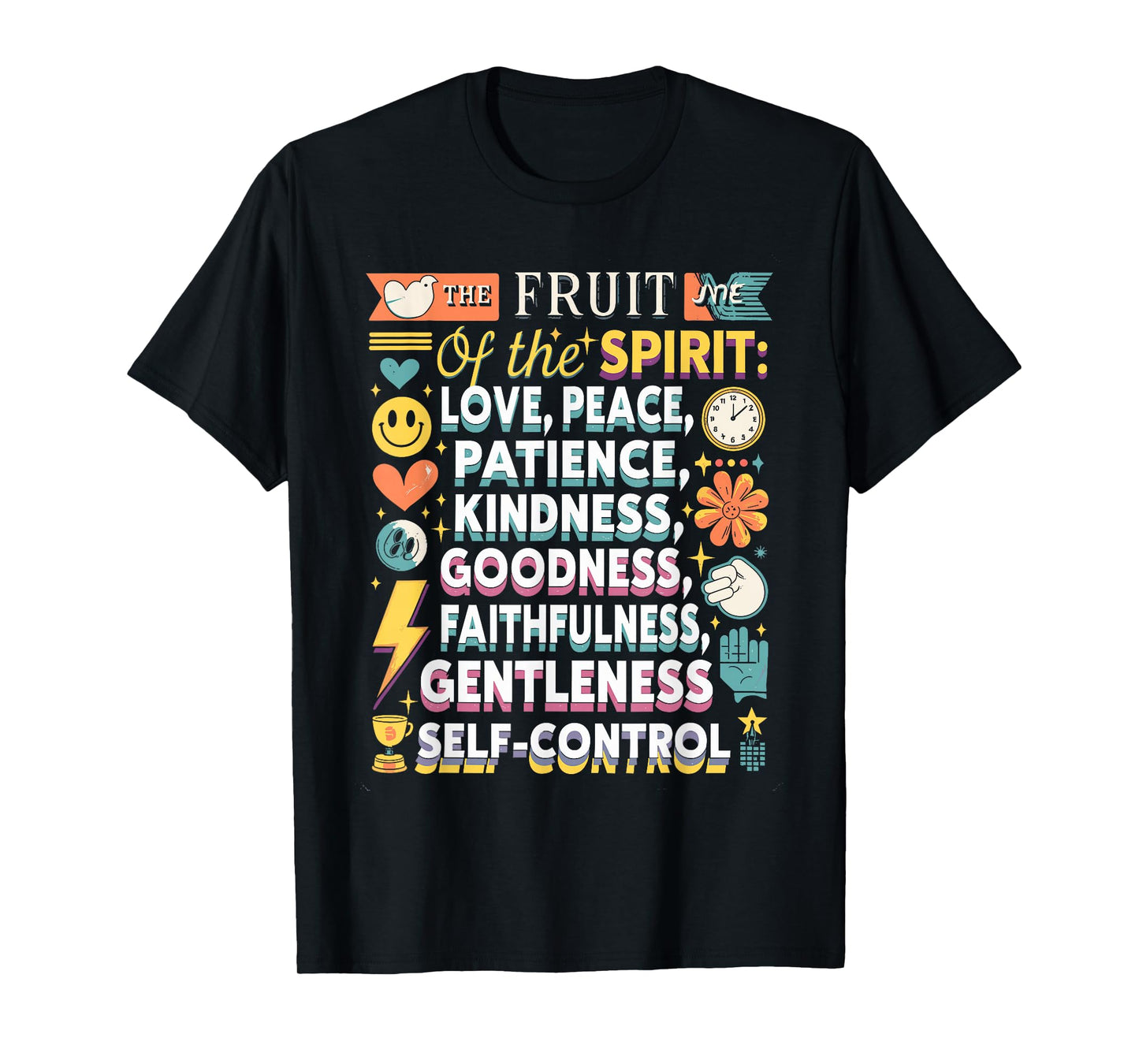 Awesome Galatians Fruit of The Spirit Religious Verses T-Shirt