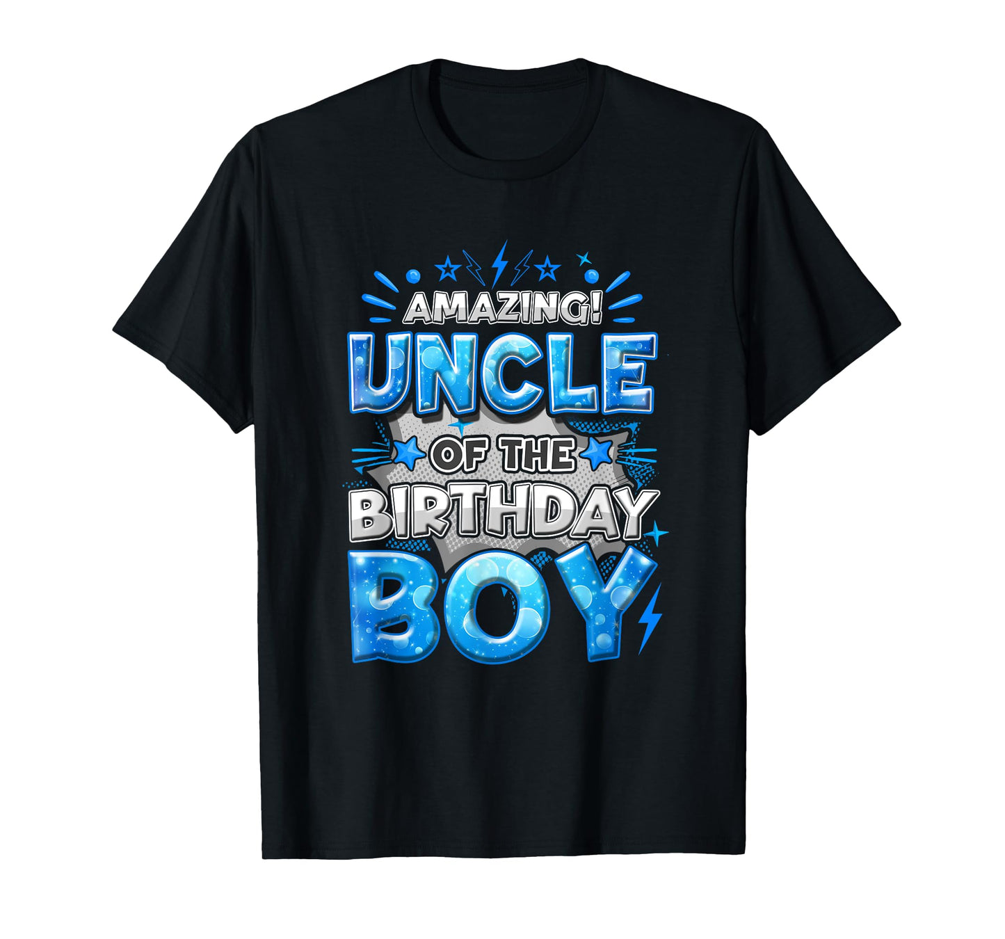 Amazing Uncle Of The Birthday Boy Matching Family Party T-Shirt