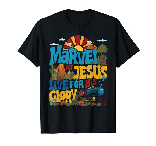 Marvel At Jesus VBS 2025 Live For Jesus's Glory Christian T-Shirt