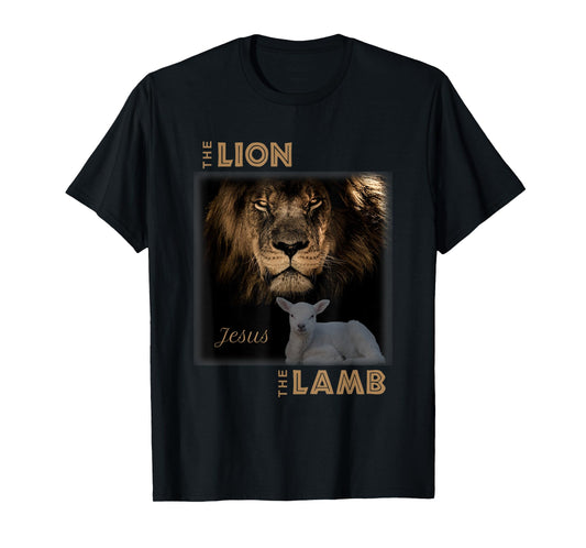 The Lion And The Lamb Jesus T-Shirt T-Shirt