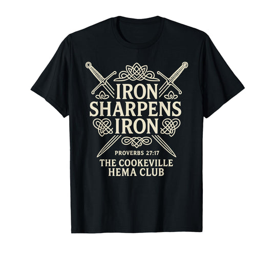 Iron Sharpens Iron Proverbs 27:17 Hema Bold T-Shirt