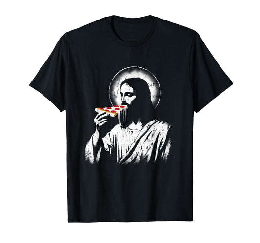 Jesus Pizza Slice - Funny Christian Religious Pizza Lover T-Shirt
