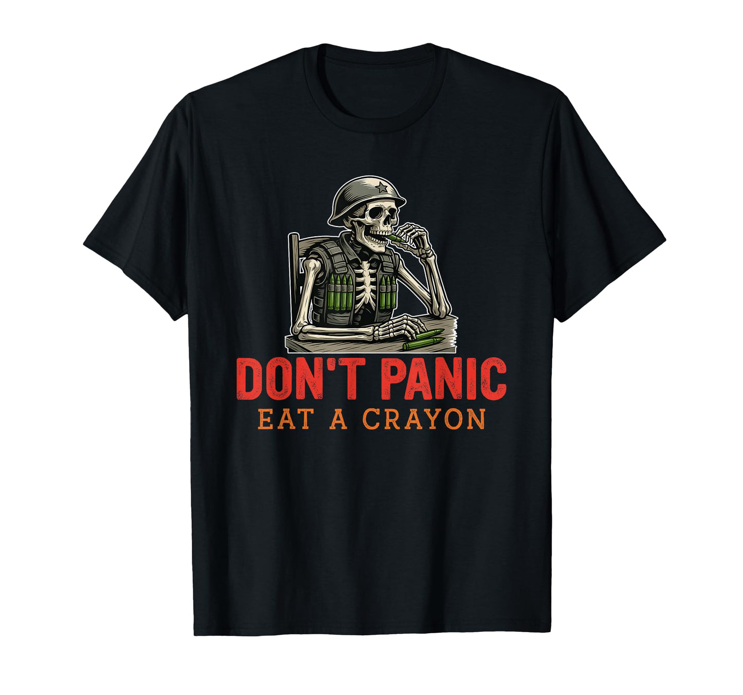 Don't Panic Eat A Crayon T-Shirt