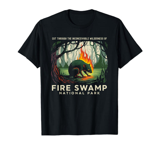 Fire Swamp National Park Camping Hiking Mountain T-Shirt