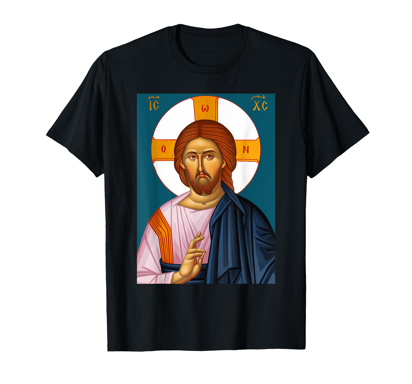 Funny Jesus Pray Christ Teaching Orthodox Christian Graphic T-Shirt