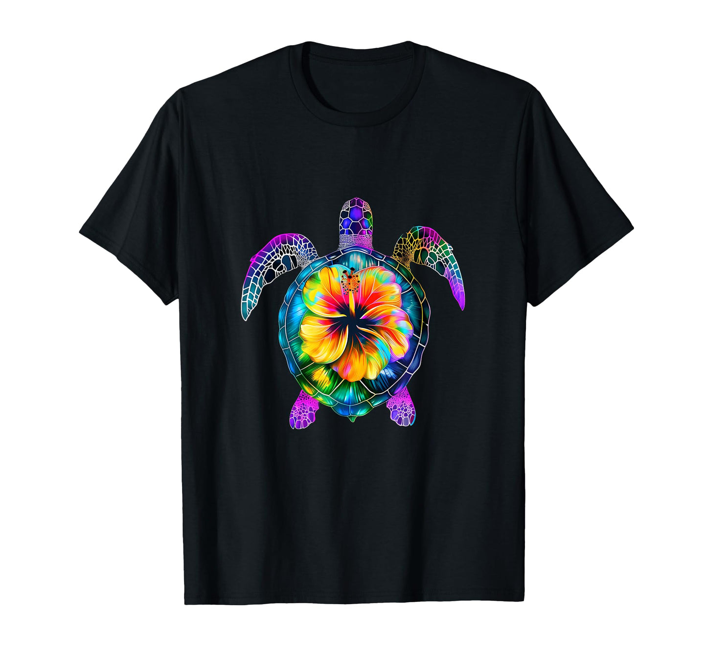 Hawaiian Tie Dye Sea Turtle Cute Hawaii For Men And Women T-Shirt