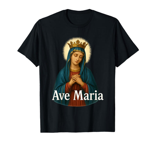 Ave Maria | Blessed Virgin Mother Mary | Rosary T-Shirt