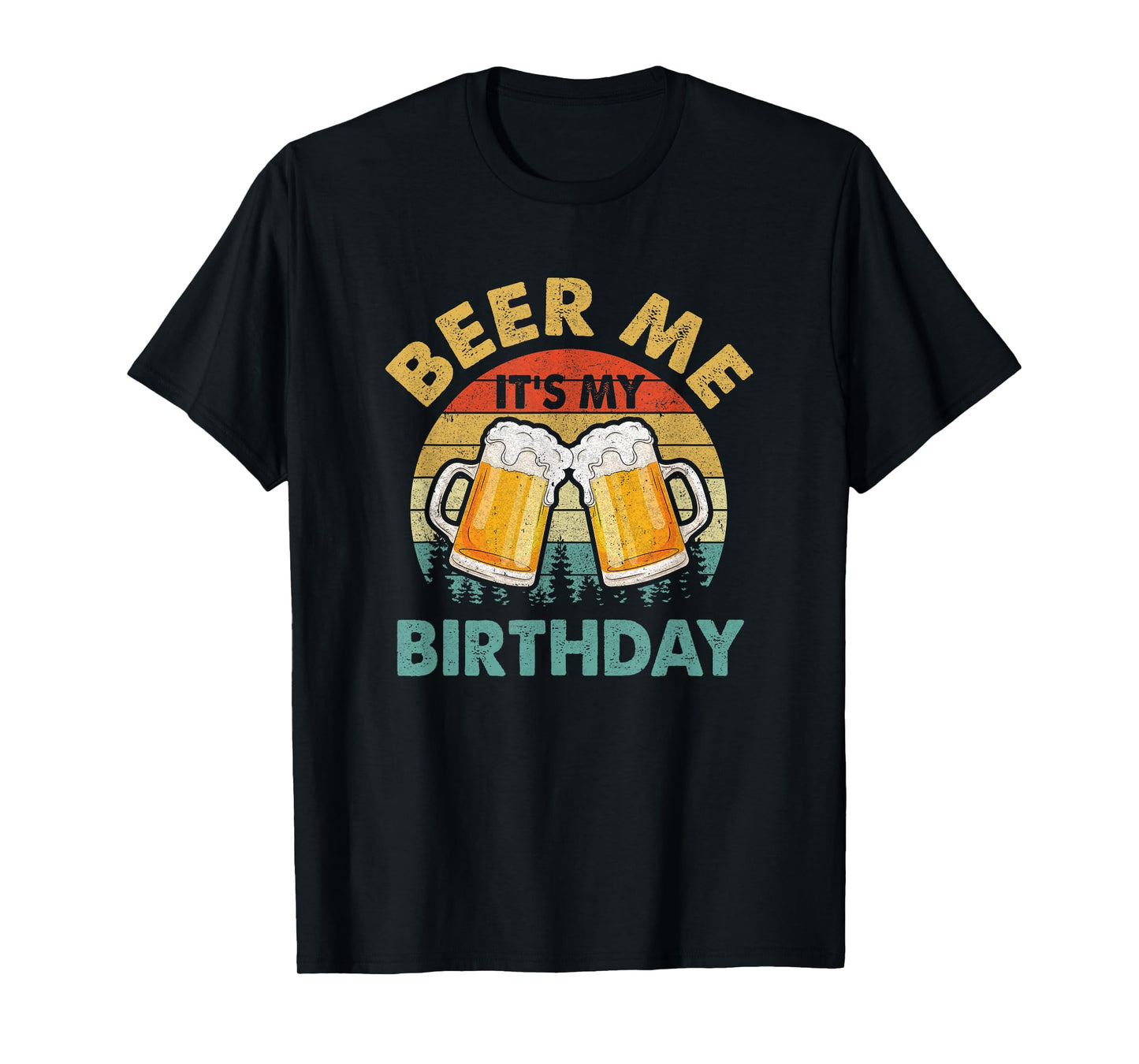 Beer Me It's My Birthday Party Family Matching Group Vintage T-Shirt