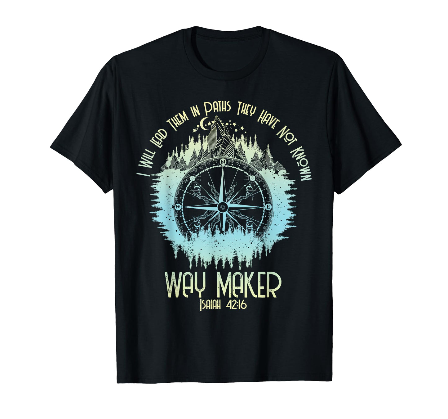 Spiritual Way Maker Bible Verse Christian Faith Way Maker T-Shirt