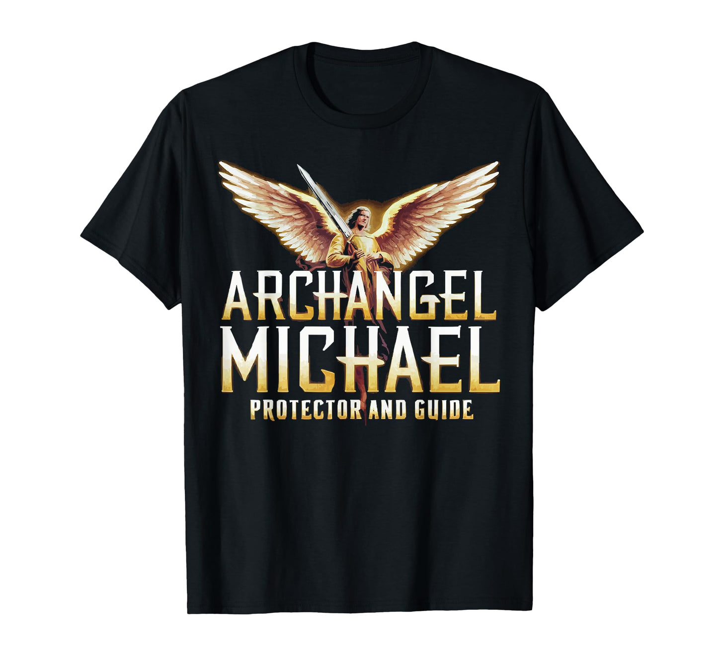 Archangel Michael Catholic Christianity Guardian Angel T-Shirt