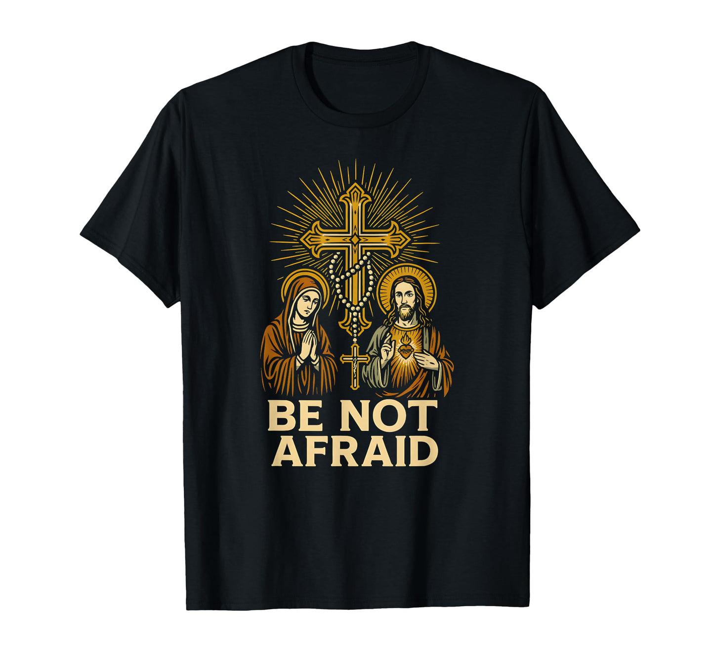 Catholic Pride Be Not Afraid Vintage Mens Surgery Recovery T-Shirt