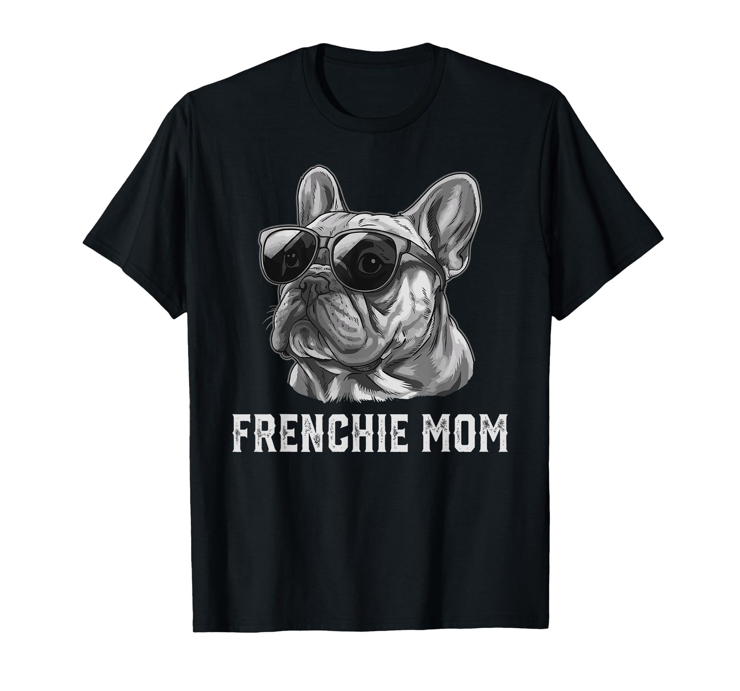 Retro French Bulldog Mom T-Shirt