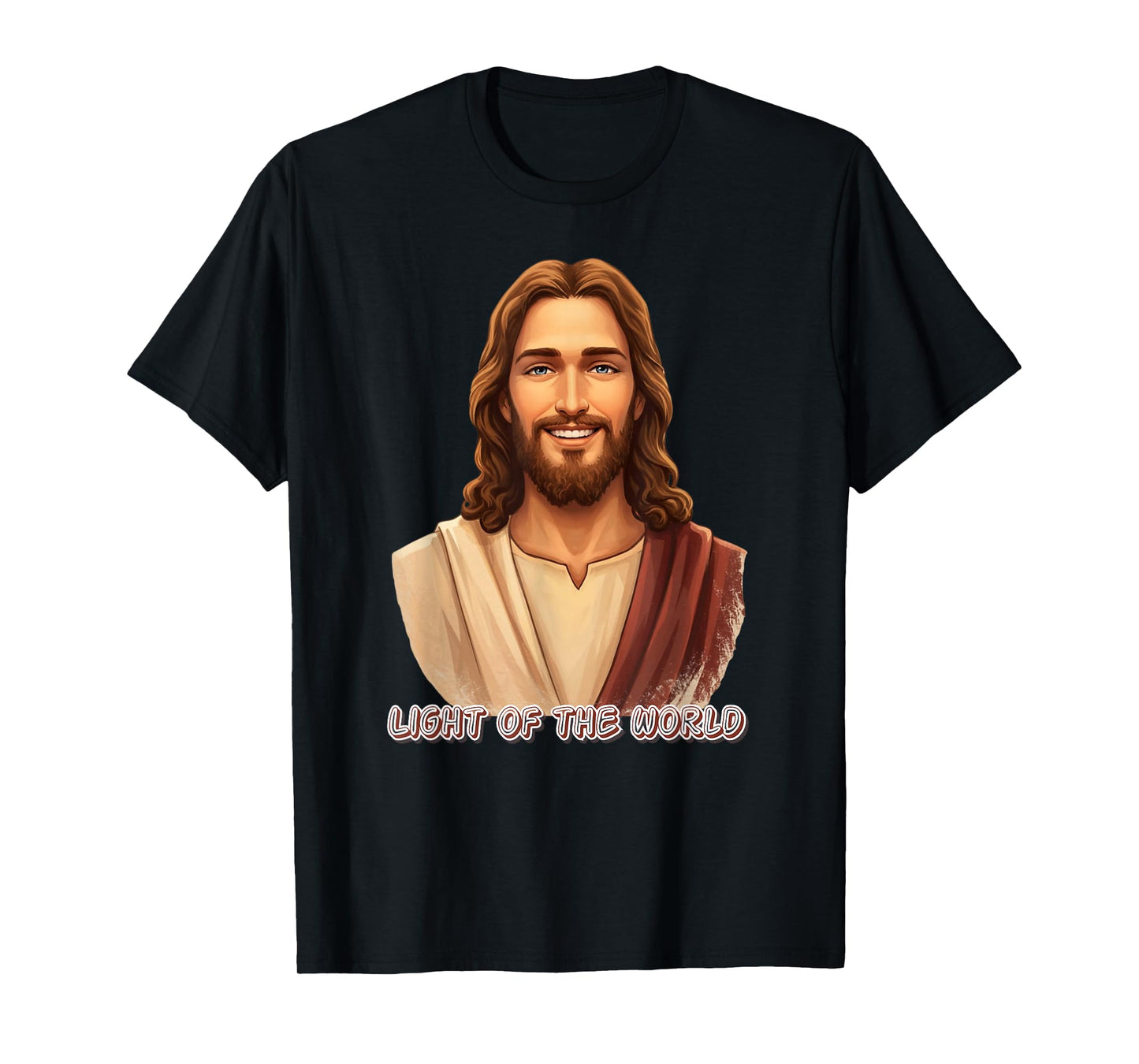 Christian Shirt_Light of The World Jesus Tee T-Shirt