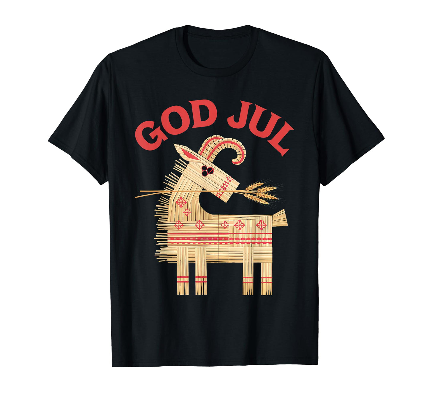 God Jul Merry Christmas Norwegian Swedish Scandinavian T-Shirt