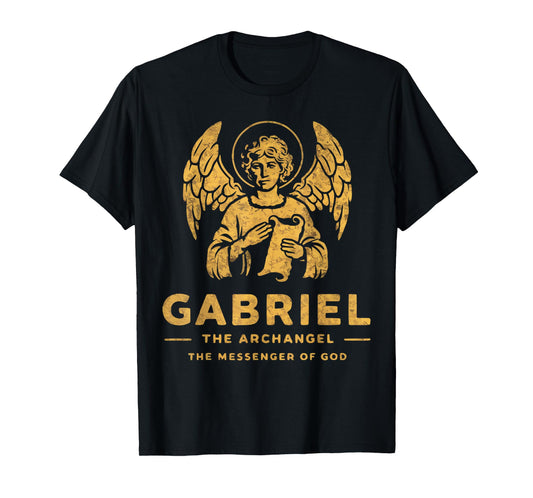 Archangel Gabriel Catholic Christianity Guardian Angel T-Shirt