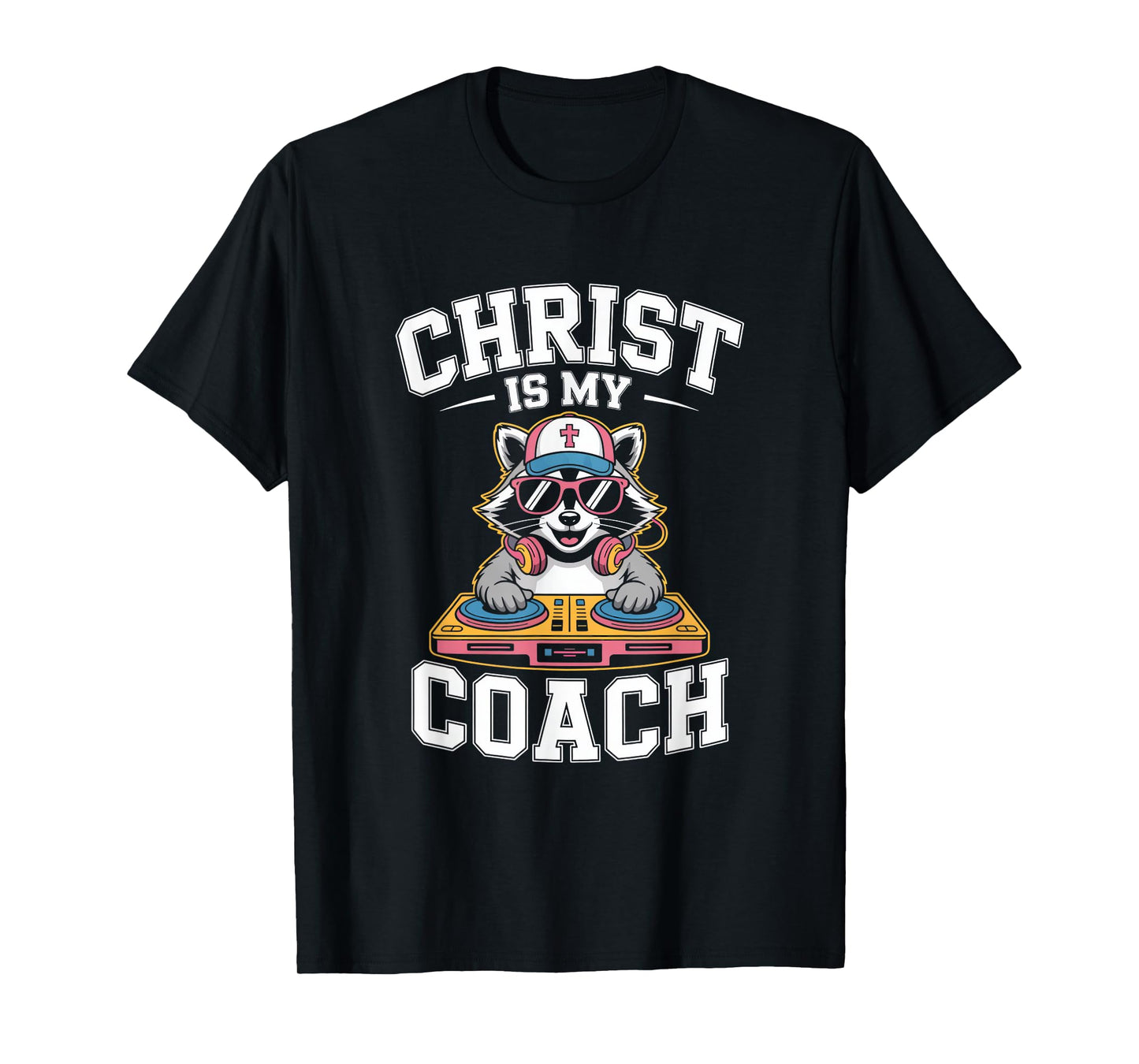 Christ is My Coach DJ Faithful Vibes T-Shirt
