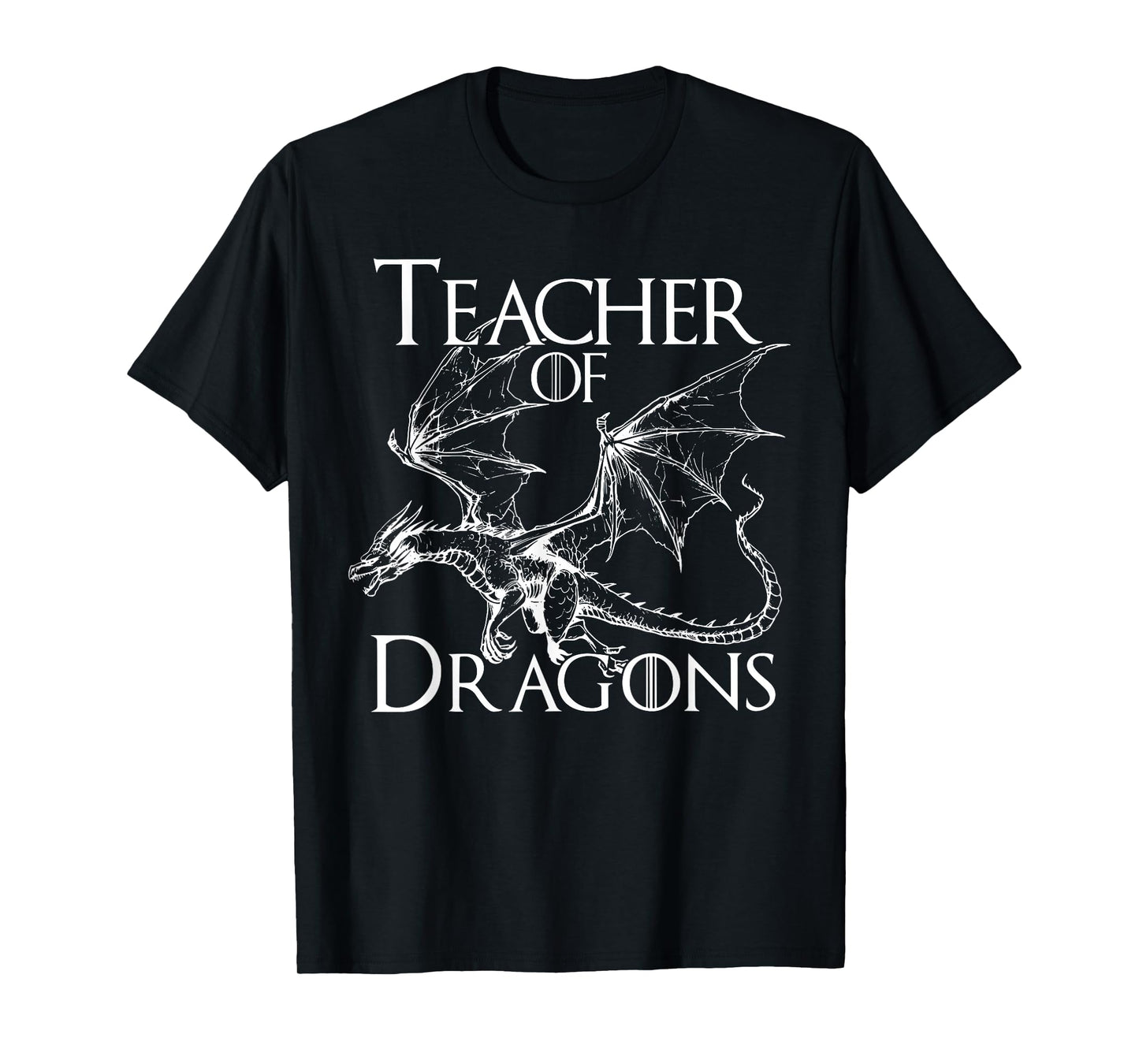 Teacher of Dragons Funny Quotes Bookish Book Lover Student T-Shirt