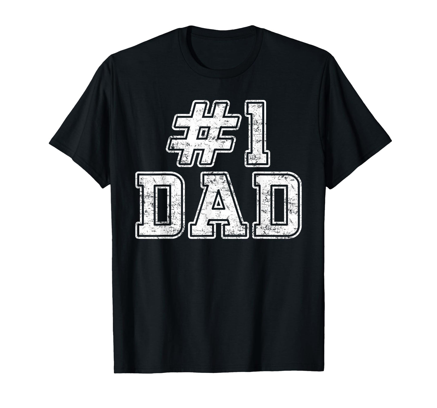 #1 Dad Best Dad Fathers Day Number One Dad T-Shirt
