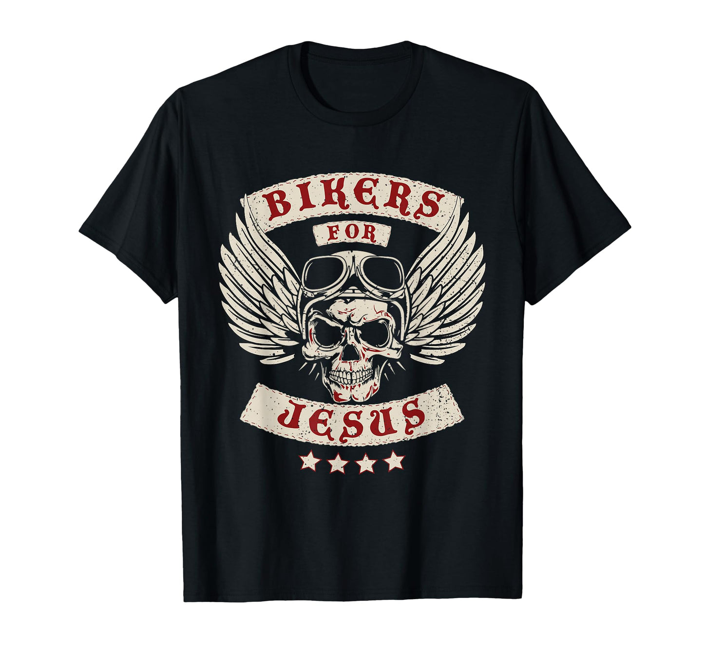 Christian Patch Bikers for Jesus Motorcycle Holy Spirit T-Shirt