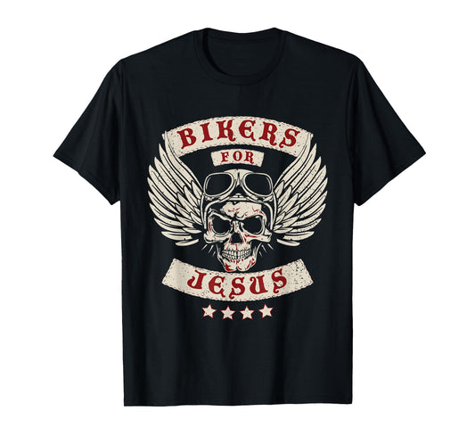 Christian Patch Bikers for Jesus Motorcycle Holy Spirit T-Shirt