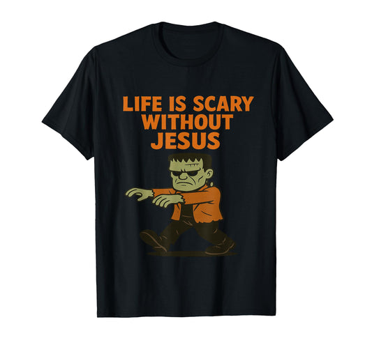 Frankenstein Christian Jesus Halloween T-Shirt