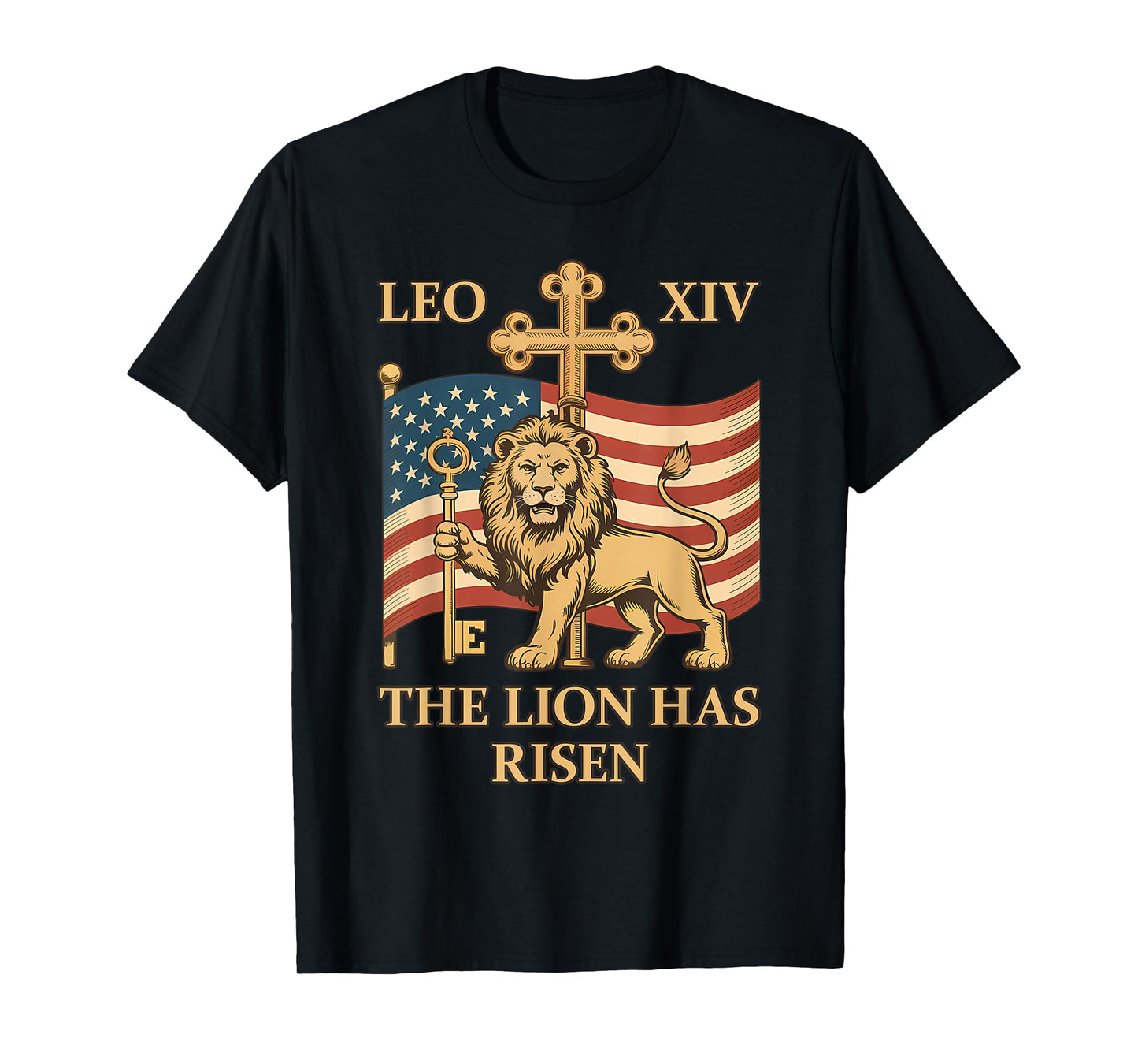 Vatican Pope Leo XIV - The Lion Has Risen T-Shirt