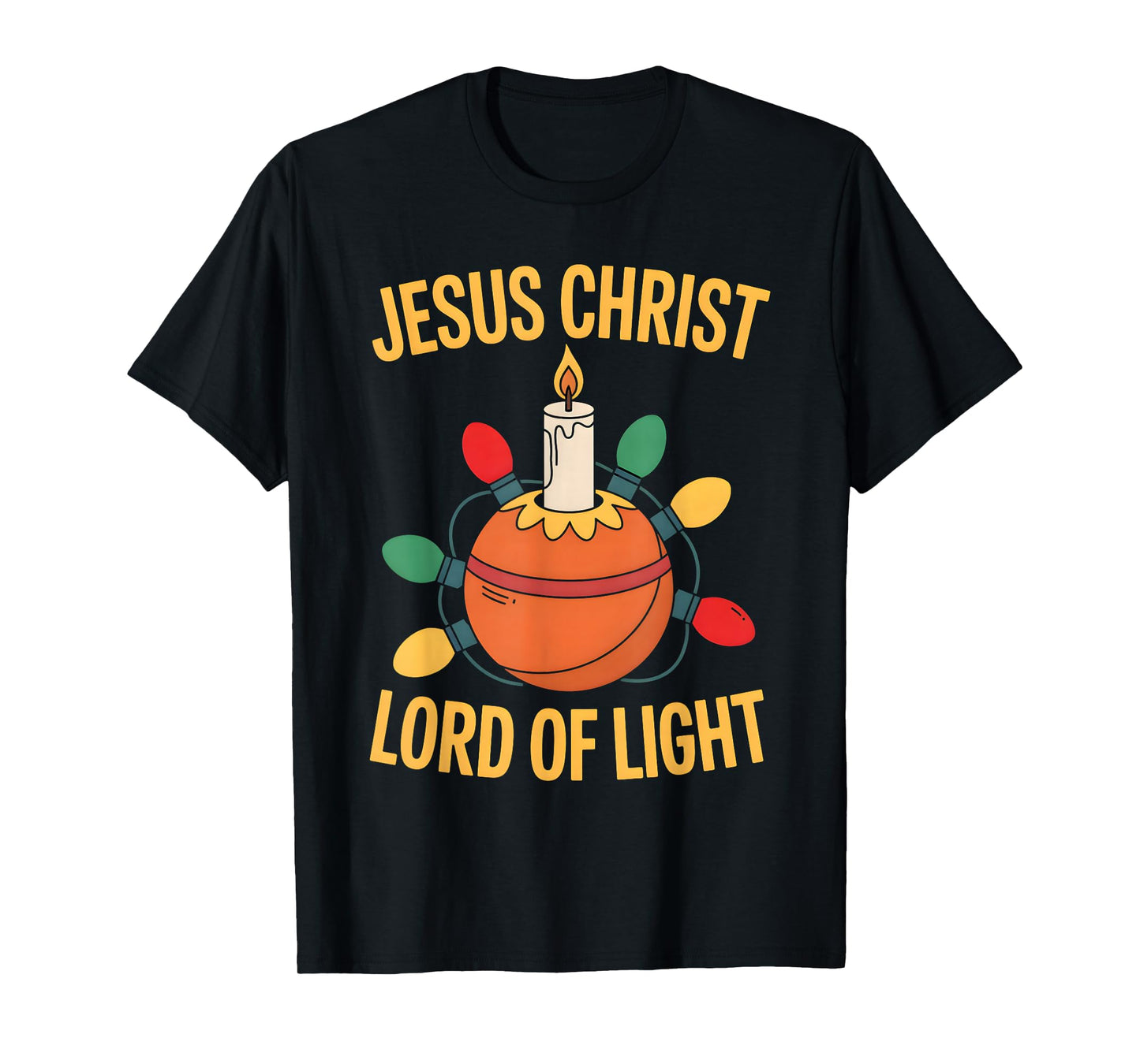 Christingle Christmas Christian Jesus Christ Lord Of Light T-Shirt