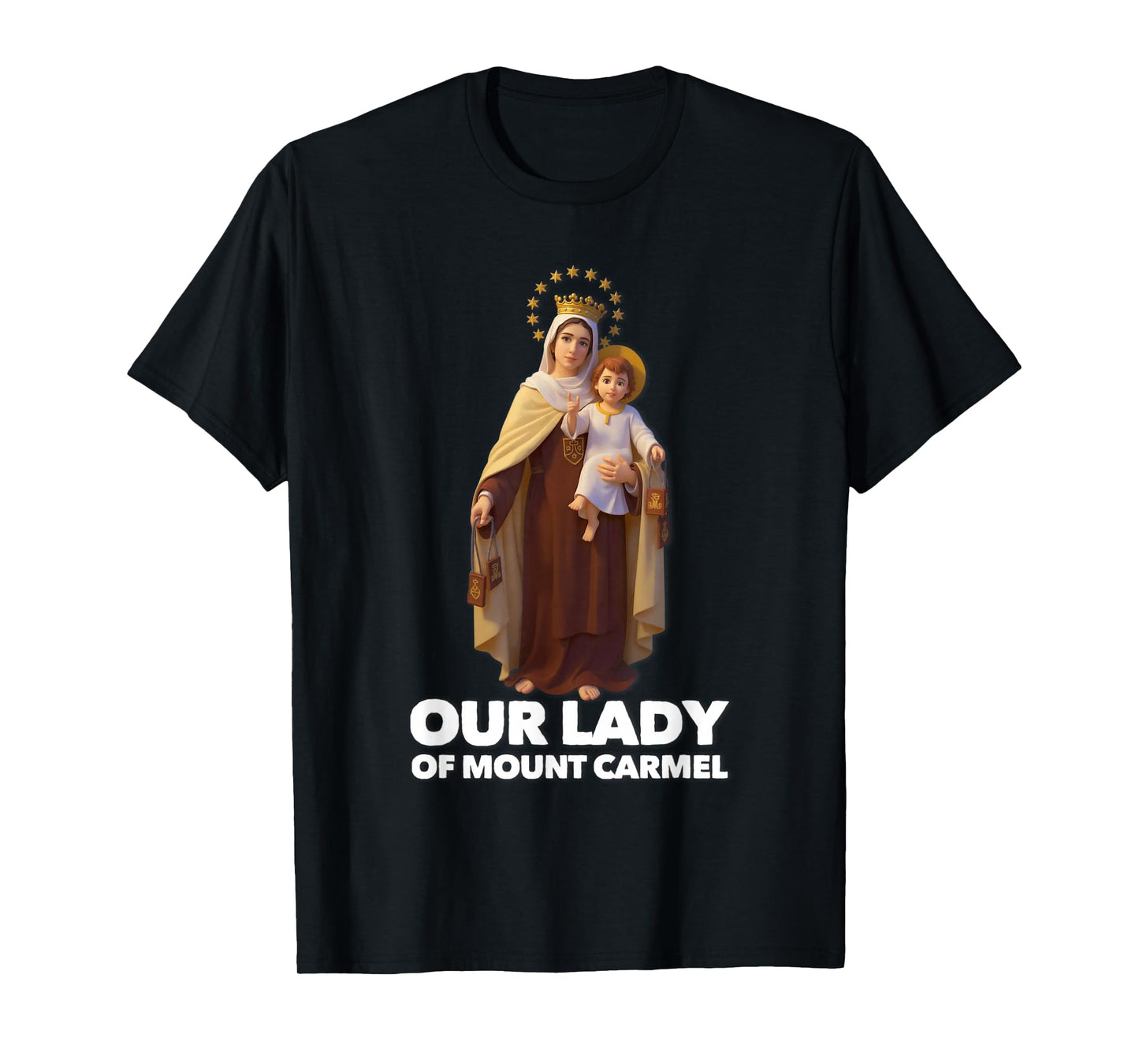 Our Lady of Mount Carmel Marian Catholic T-Shirt