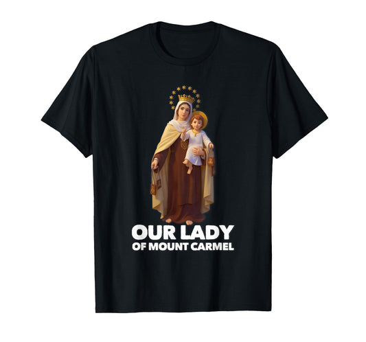 Our Lady of Mount Carmel Marian Catholic T-Shirt
