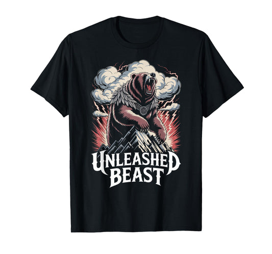 Viking Berserker - Unleashed Beast - Viking Bear Warrior T-Shirt
