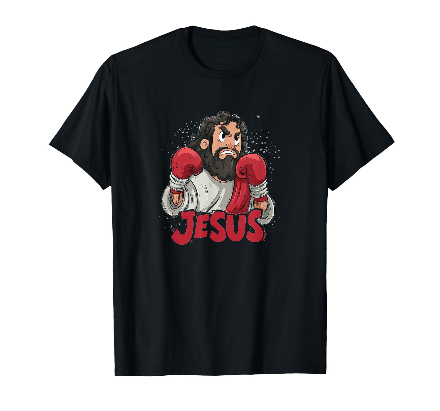 Awesome Jesus with Speech for Fighter and Believer T-Shirt