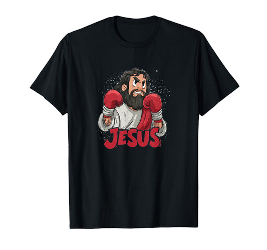 Awesome Jesus with Speech for Fighter and Believer T-Shirt