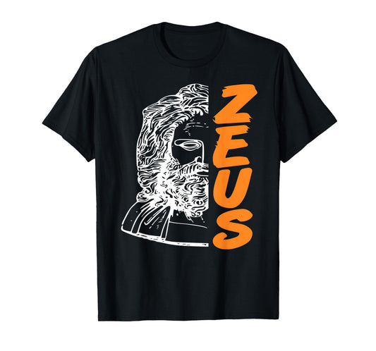 Zeus Greek God of Thunder Power Strength Olympus Lord T-Shirt