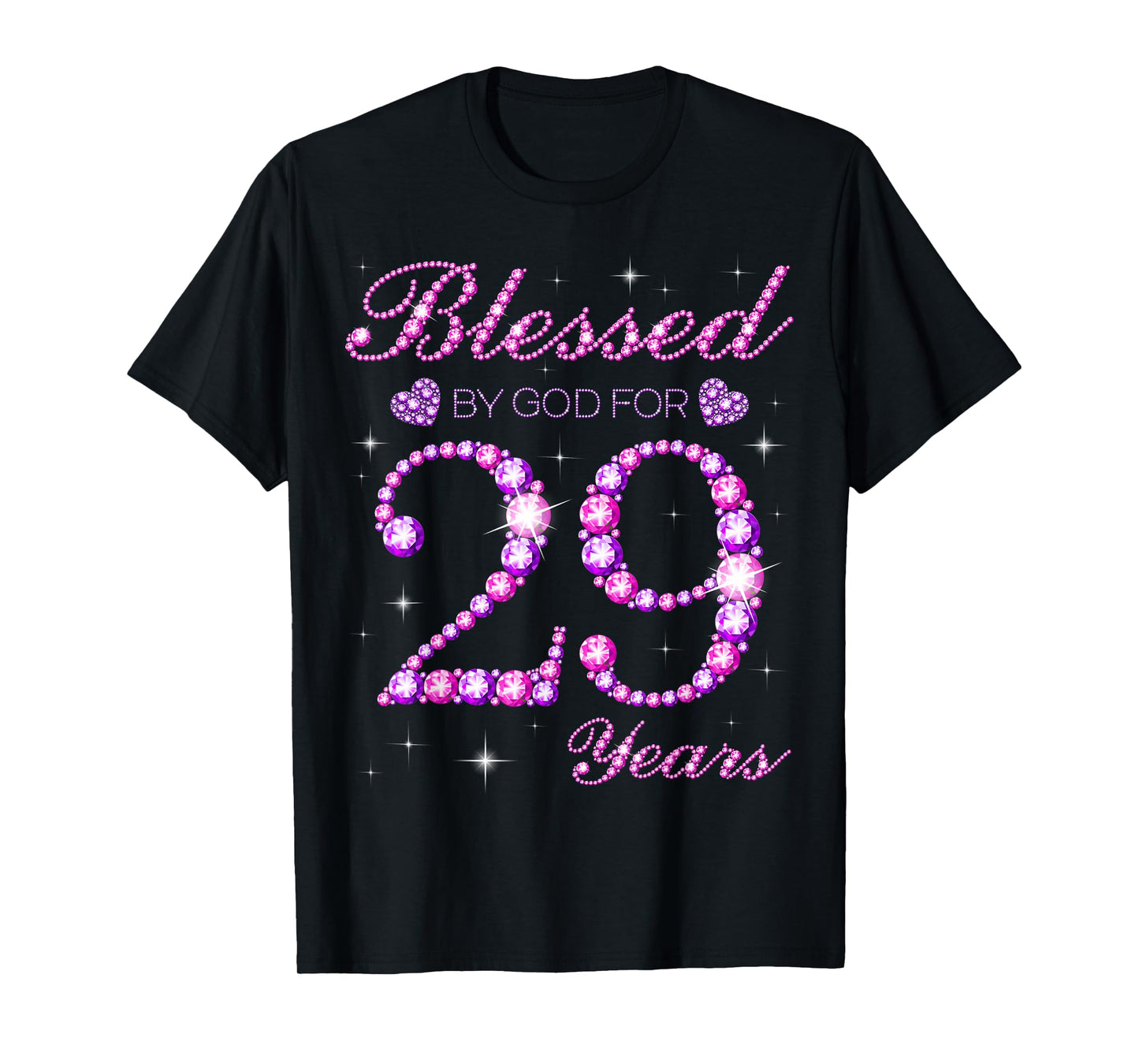 Blessed by God for 29 Years Old 29th Birthday Party T-Shirt